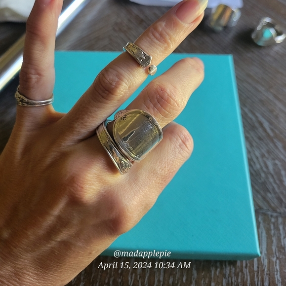 1867 Tiffany & Company/ John Polhamus Spoon Ring in Sterling Silver Luxury #50 - Picture 14 of 17